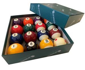 POOL BALLS Aramith Premier 2 inch WITH 1 & 7/8 inch MEASLE WHITE BALL