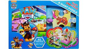 Paw Patrol First Look and Find Book And Puzzle Set