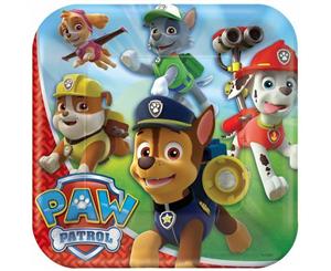 Paw Patrol Square Lunch Plates