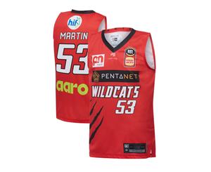 Perth Wildcats 19/20 Youth Authentic NBL Basketball Home Jersey - Damian Martin