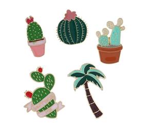 Plant Brooches Pin - 5Pack