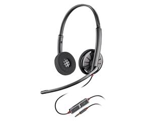 Plantronics Blackwire 225 Mobile Headset Binaural Head-Band Black Wired