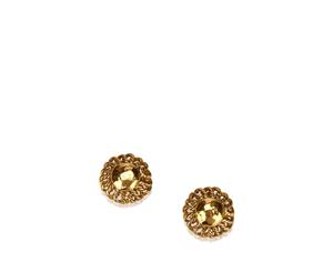 Pre-Loved Chanel Gold-Tone Clip On Earrings