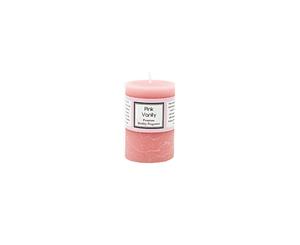 Premium 5cm x 7.6cm Rosewater Cake Essential Oil Scented Candle - Pink