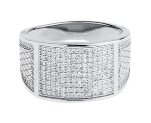 Premium Bling - Sterling 925 Silber Ring - HIP HOP