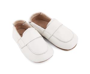 Pre-walker Leather Loafers White