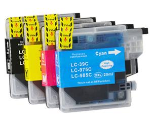 Pro Colour LC39 Inkjet Cartridge For Brother Printers - Assorted Colours 4-Pack