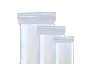 Resealable 150mm X 205mm Zip Lock Clear Plastic Bags in Bulks
