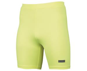 Rhino Mens Sports Base Layer Shorts (Fluorescent Yellow) - RW1278