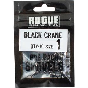 Rogue Black Crane Swivel 10 Pack