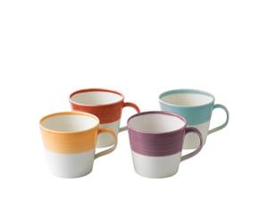 Royal Doulton 1815 Tableware Mug Set of 4 Warm Colours