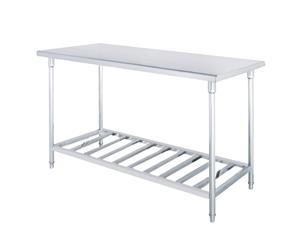 SOGA Commercial Catering Kitchen Stainless Steel Prep Work Bench 120*70*85cm