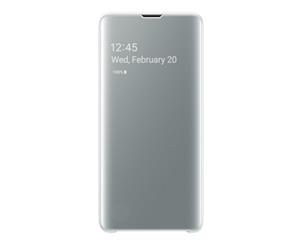 Samsung Galaxy S10 Clear View Cover - Au Stock - White