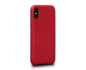 Sena Kyla LeatherSkin Slim Premium Leather Case For iPhone XS Max - RED
