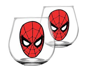 Set of 2 Spiderman Globe Glasses