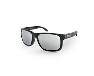 Silver Mirror Mo Tonic Glass Lense Fishing Sunglasses with Black Frame