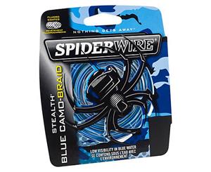 Spiderwire Stealth Blue Camo Braid 300m 15lb