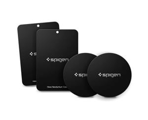 Spigen Genuine SPIGEN A210 Metal Plates QNMP Compatible for Magnetic Car Mount Holder [ColourBlack]