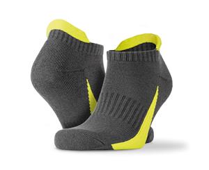 Spiro Unisex Adults Sports Trainer Socks (Pack Of 3) (Grey) - PC3497