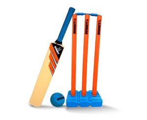 Summit Senior Plastic Cricket Sport Kids Set w/ Size 5 78cm Bat / Stumps & Ball