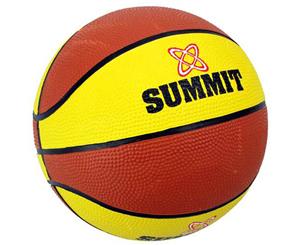 Summit Size 7 Classic Basketball Indoor/Outdoor Sport/Game Ball Yellow/Brown