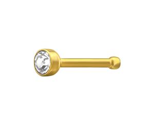 Surgical Steel Gold 2.2mm Nose Stud with Ball end