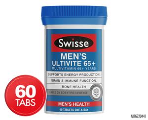 Swisse Men's 65+ Ultivite 60 Tabs
