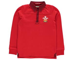 Team Rugby Boys Long Sleeve Jersey Junior - Wales