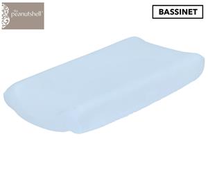 The Peanut Shell Bassinet Bassinet Fitted Sheet - Light Blue
