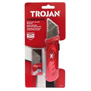 Trojan Turbo Knife with 5 Replacement Blades