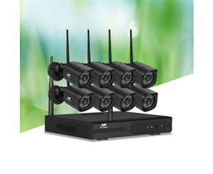 UL-TECH CCTV Wireless 8 Security Camera System Set Outdoor IP WIFI 1080P 8CH NVR