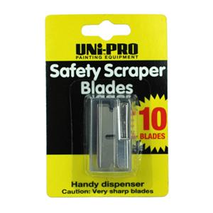 Uni-Pro Paint Scraper Blade - 10 Pack