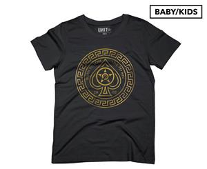 Unit Boys' Kingpin Tee / T-Shirt / Tshirt - Black