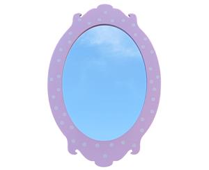 Wall Mirror Pink Oval
