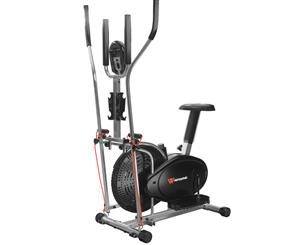 Workoutwiz Elliptical Cross Trainer Exercise Bike Bicycle with Dumbbell Rack