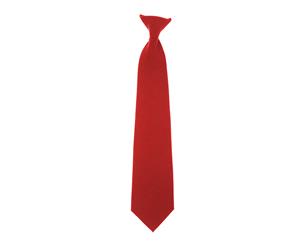 Yoko Clip-On Tie (Red) - BC1550