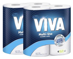 2 x Kleenex Viva Multi-Use Paper Towel 2pk