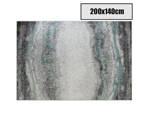 200x140cm Smokey Grey Floor Area Abstract Rug Classic Carpet