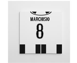 2016-2017 Juventus Canvas Print (Marchisio 8)