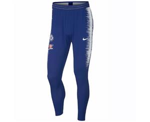 2018-2019 Chelsea Nike Vaporknit Strike Training Pants (Blue)