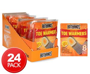 24 x HotHands Toasti-Toes Toe Warmers 2pk