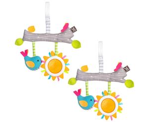 2PK Benbat Dazzle Fun & Sun Baby/Infant 0m+ Stroller Hanging Toys Activity Bar
