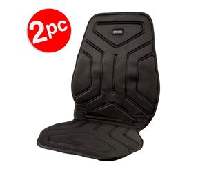 2x Homedics Mobile Comfort Car Cushion Vibration Massage w/Heat/Hand Control