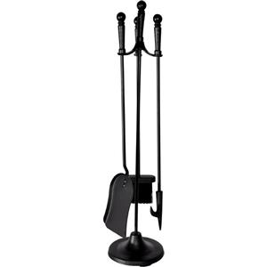 3 Piece Fire Tool Set - With Stand