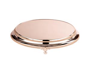 45cm/18" Plateau Rose Gold Plated stands standing 9.5cm High