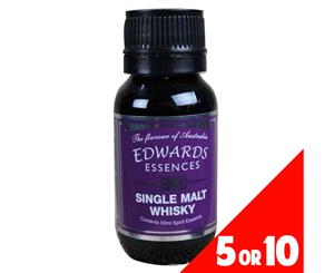 5 or 10 Pack Spirit Essence Flavour SINGLE MALT WHISKEY 50ml Edwards Essence