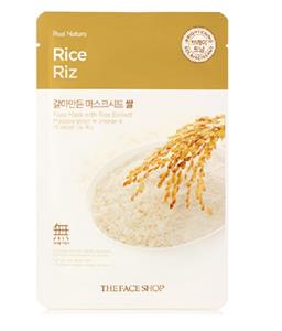 5 x The Face Shop Real Nature #Rice Sheet Mask