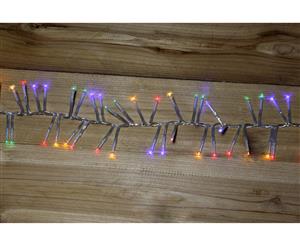 720 LED Cluster Light Chain Clear Cable - Multicolour