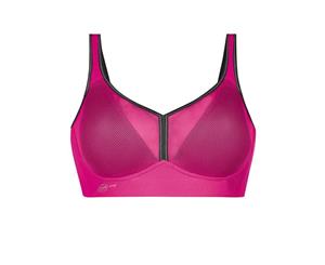 Anita 5544-588 Active Pink and Anthracite Grey Non-Wired Sports Bra