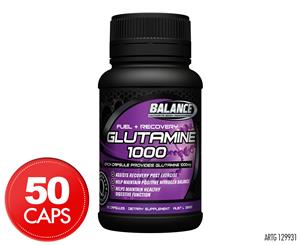 Balance Glutamine 1000 50 Caps